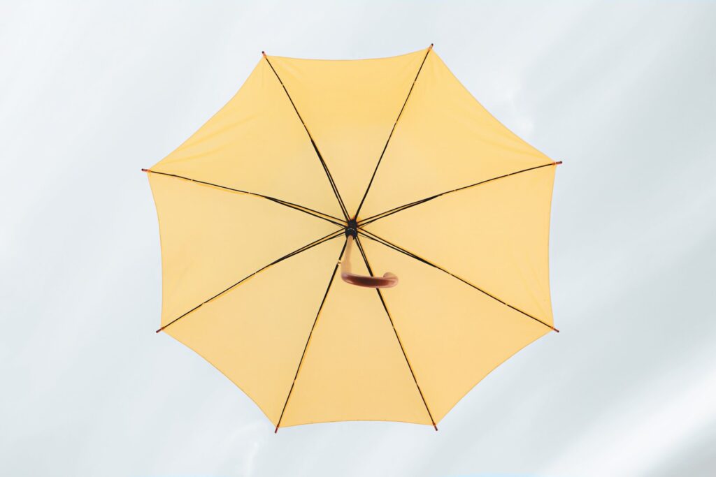 yellow-umbrella